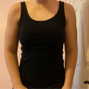 Black Simple Loft Tank Top
